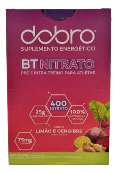 Bt Nitrato Limão E Gengibre Sachê 30g Dobro 10 Unidades