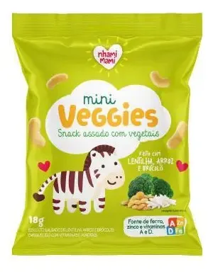 Snack Veggie Infantil 18g - Sem Glúten