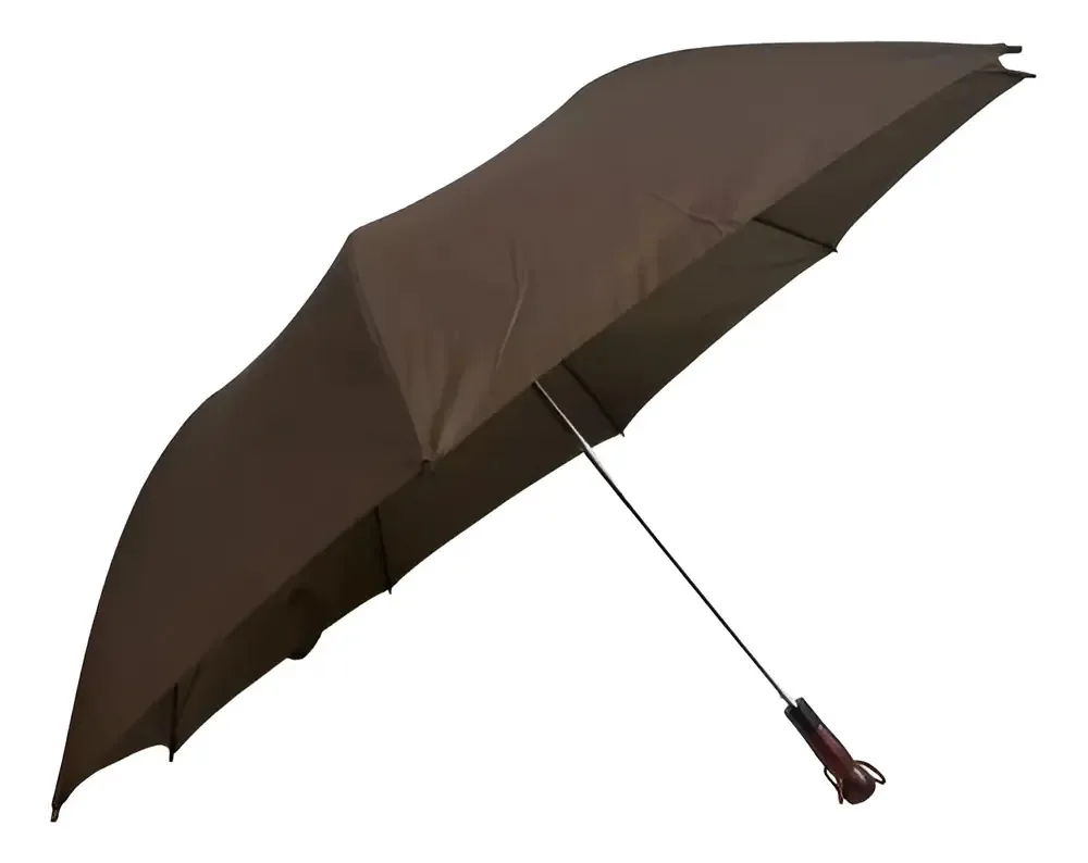 Guarda-chuva Automático Aço Marrom Voyagem