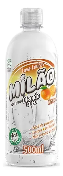 Lava Louças Líquido Cítrico Milão Frasco 500ml