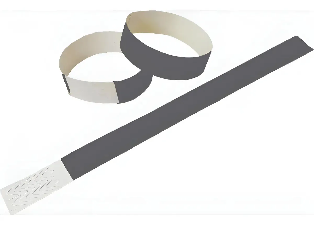 Pack 1000 Pulseiras Pretas para Eventos Laser Pro de Identificação