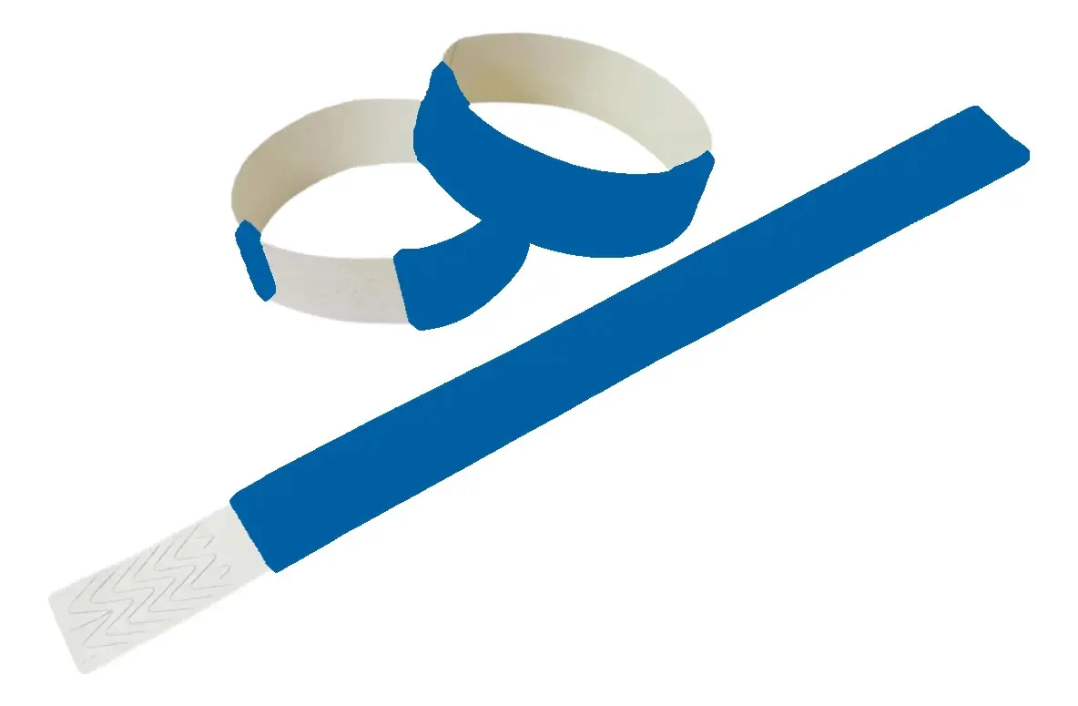 1000 Pulseira De Identificação Azul Med Hband