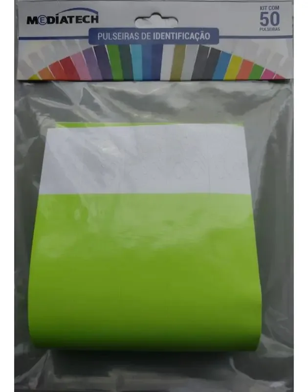 Pulseira Identificacao Laser Pro Verde Limao