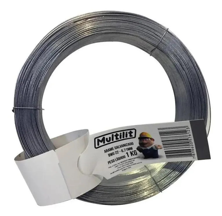 Arame Galvanizado Bwg Multilit Número 14 - 5kg