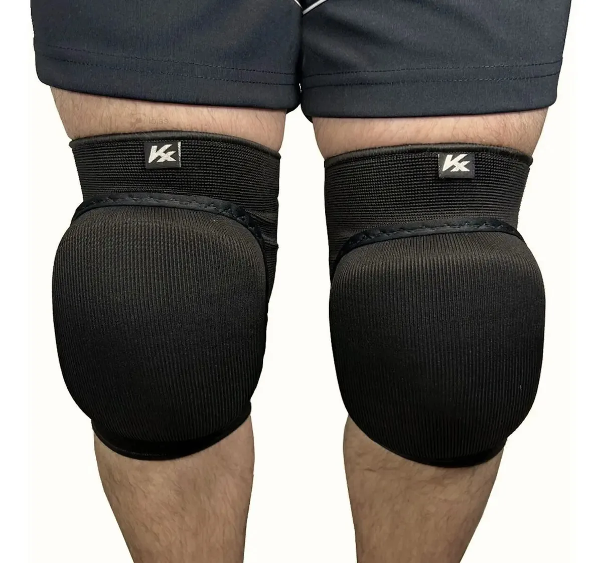 Joelheira Indoor Profissional Kanxa Goleiro Futsal Handebol Cor Preto Tamanho G