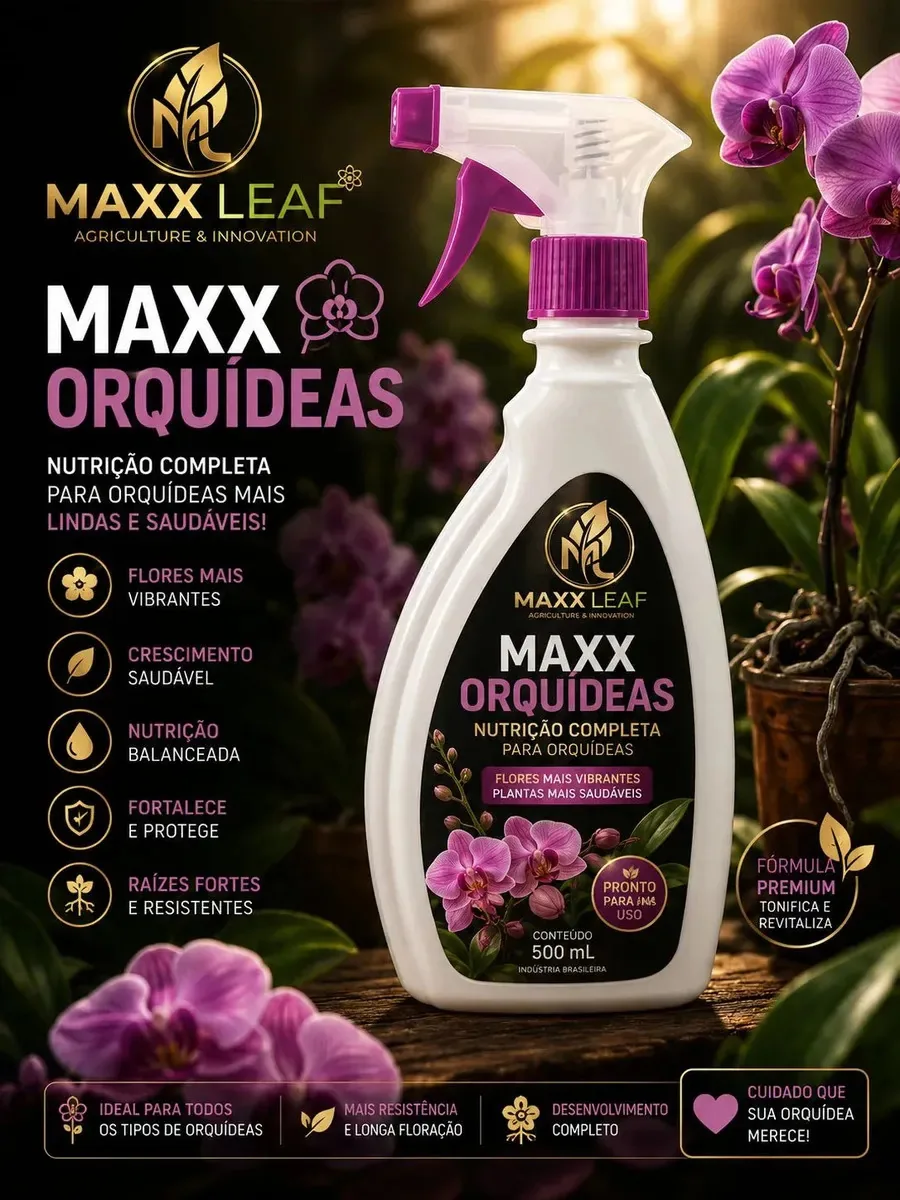 Fertilizante Líquido Orgânico Para Orquídeas 500ml