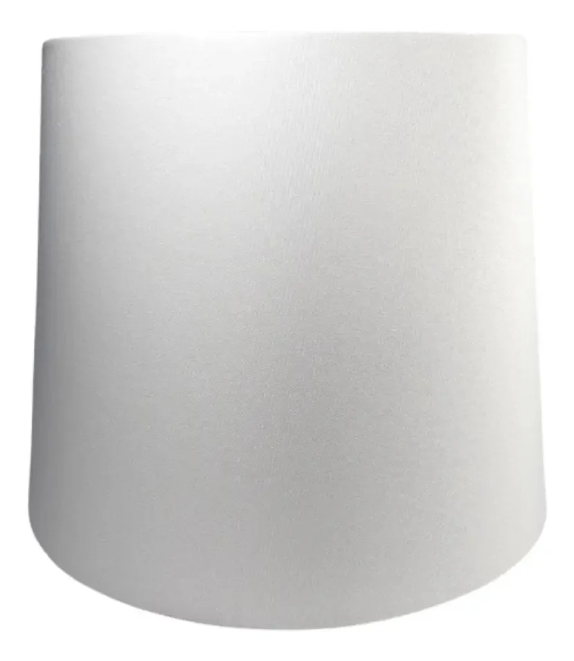 Cúpula Para Abajur 18x22x18 Om Luz Cor Branco