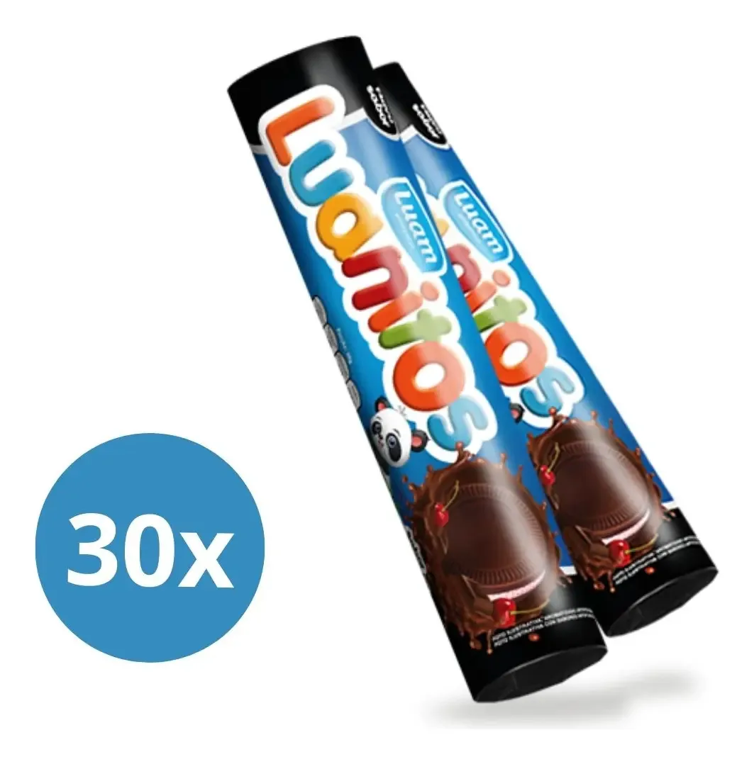 Biscoito Luanitos 105g Sabor Floresta Negra