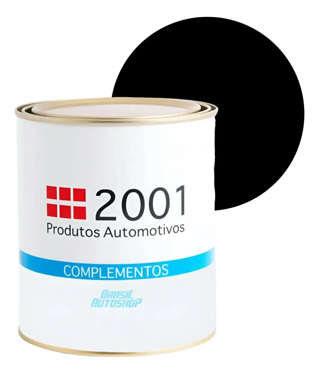 Bate Pedra Emborrachamento 2001 Preto Automotivo 900ml