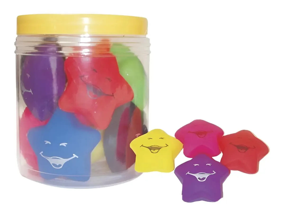 Kit Brinquedos Pet Estrelinha Mini 12 Unids Cachorro Atacado