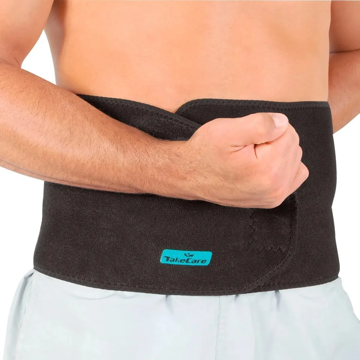 Faixa Cinta Abdominal Preta 25 Cm