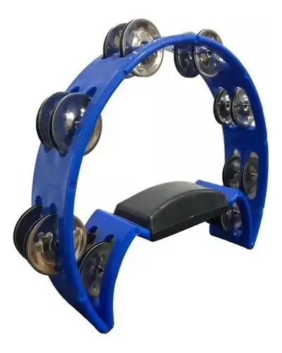 Pandeirola Spanking Meia Lua Azul - Ac2197