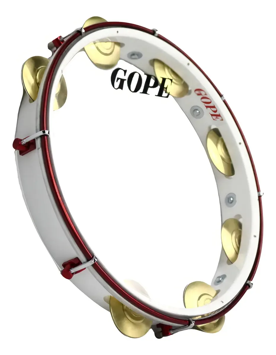 Pandeiro Gope 11 644bcc Pele Cristal - Branco