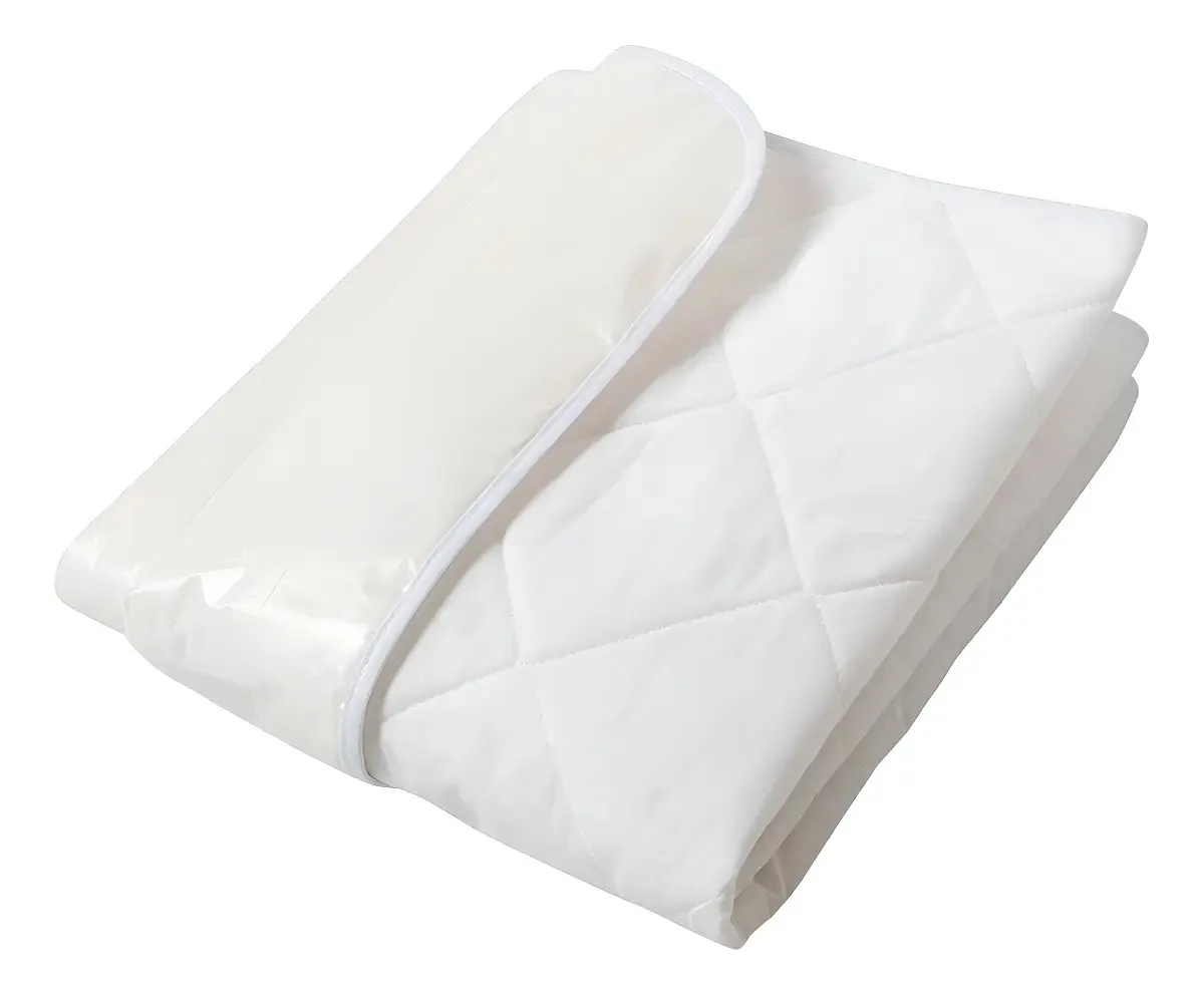 Protetor Impermeável Para Colchão De Berço Biramar Baby Cor Branco Desenho Do Tecido Liso