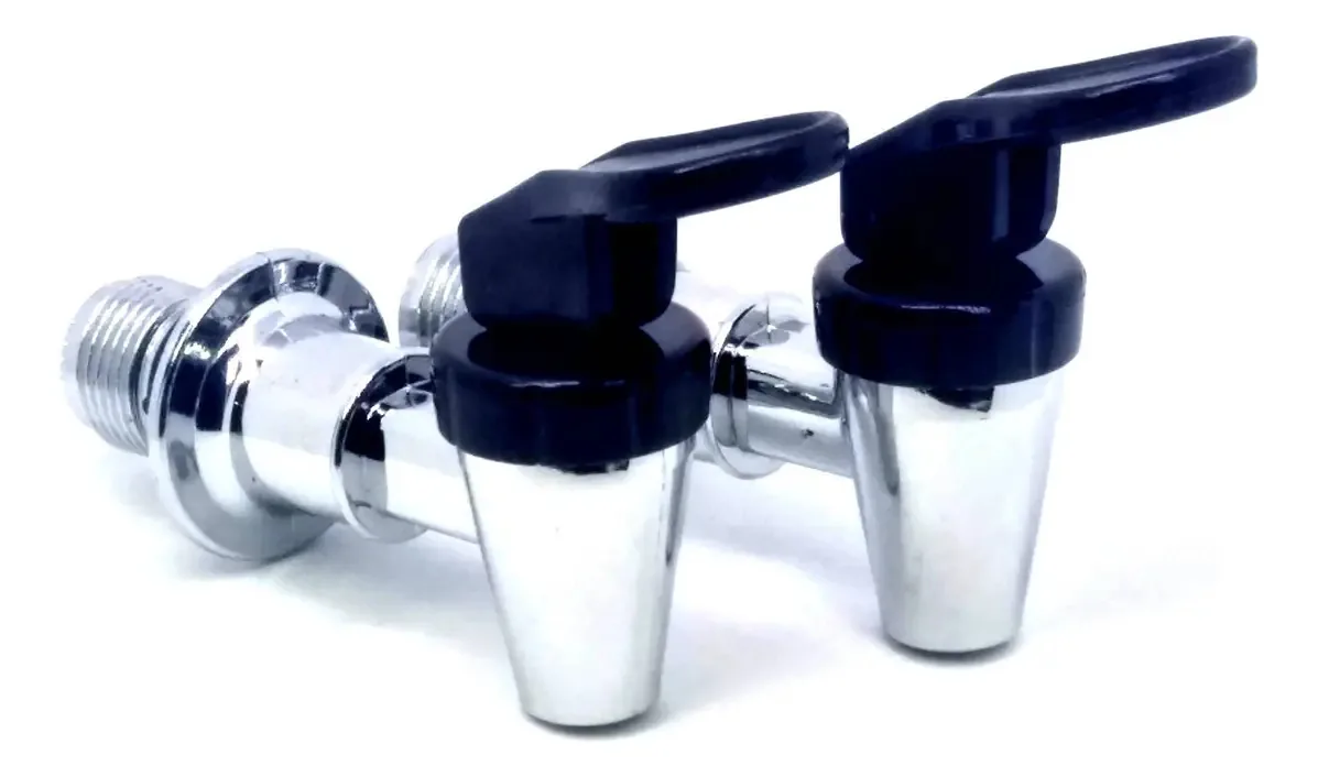 Torneiras Esmaltec Para Bebedouro - Cromada E Preta