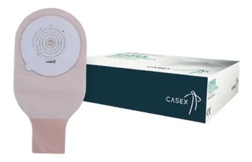 Bolsa De Colostomia Urostomia Ileostomia 64mm Cor Bege