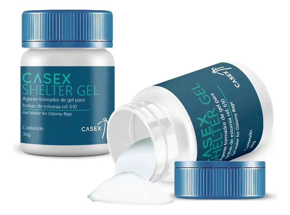 Pó Para Bolsa De Colostomia Shelter Gel Casex