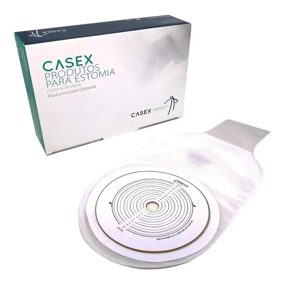 Casex 3245-00C Bolsa De Colostomia Transparente Recortável 64mm