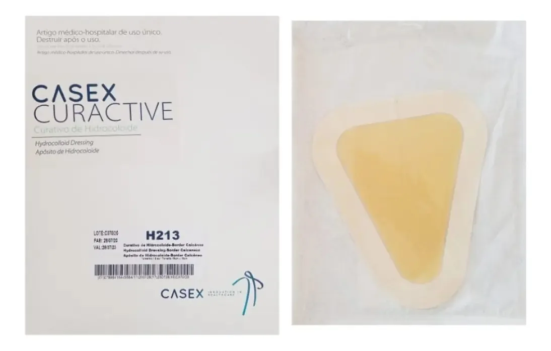 Curativo Hidrocoloide Calcâneo 15x18cm (unidade) - Casex