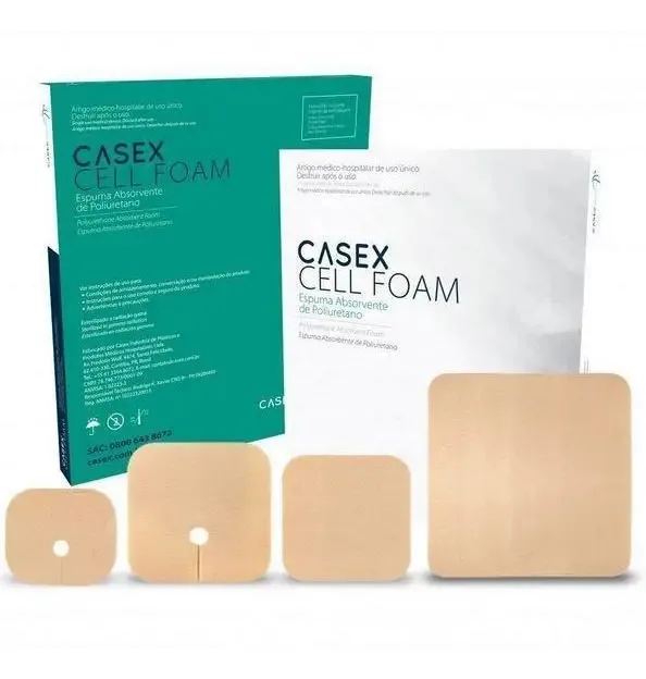 Curativo Cell Foam Espuma Absorvente Poliuretano 10x10cm