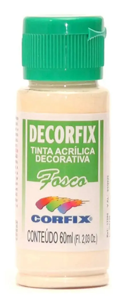 Tinta Decorfix Fosca 306 Amarelo Pele 60ml