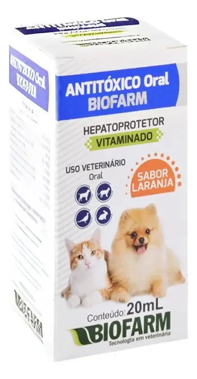 Antitoxico Biofarm Sabor Laranja 20ml