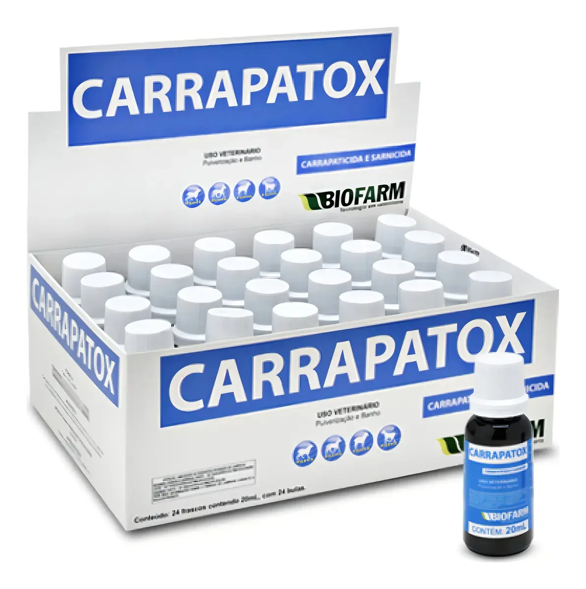 Carrapatox Biofarm Pulverização E Banho 20ml