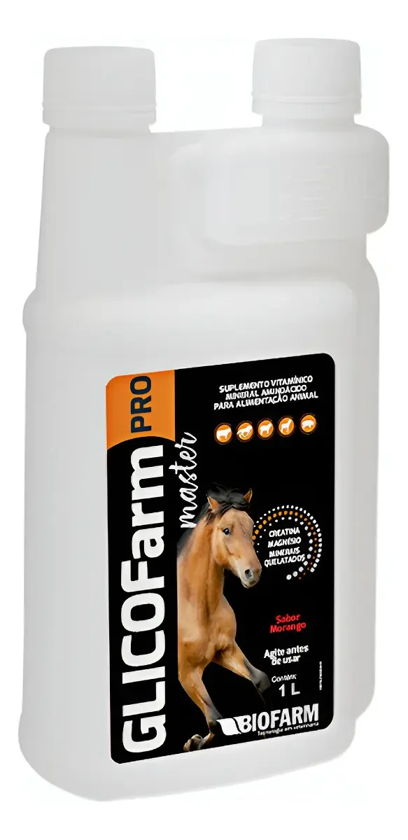 Suplemento Vitamínico Glicofarm Master 1l Animais Grandes