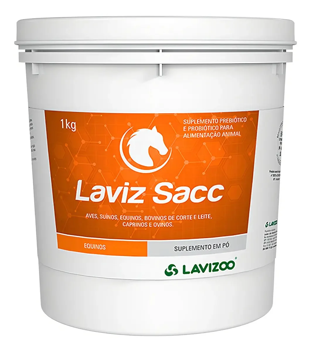 Lavizoo Laviz Sacc 1kg Suplemento Para Cavalos E Bovinos Em Pó