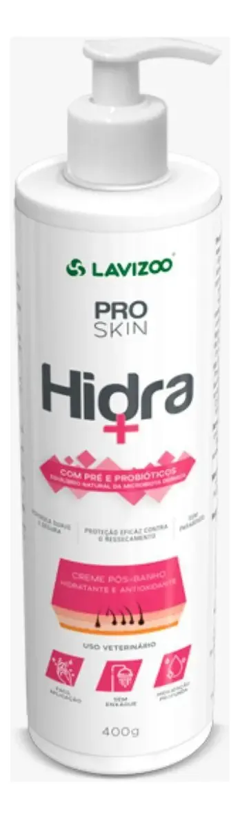Creme Hidratante Facial E Corporal Hidra Pro Skin Lavizoo 400g