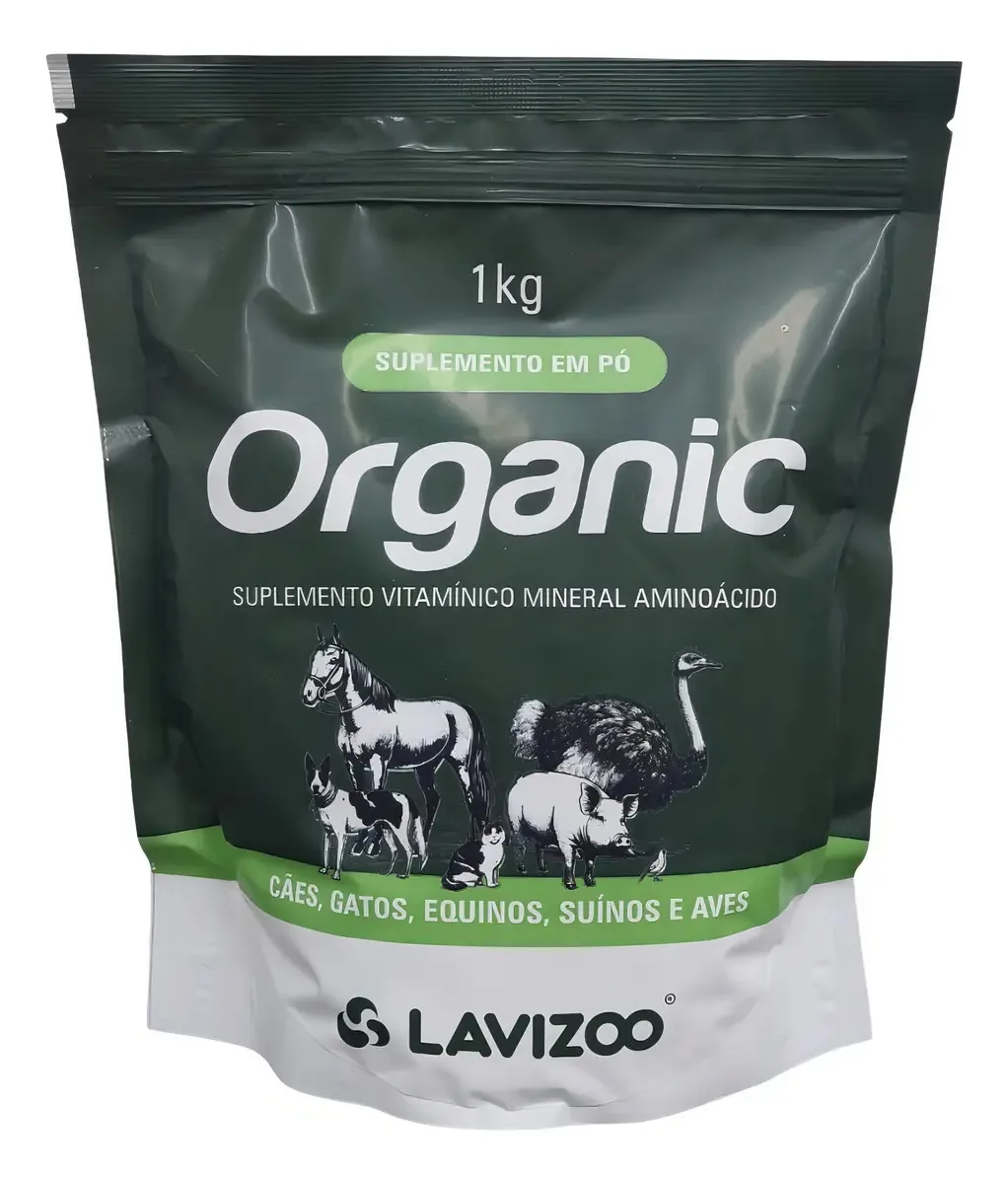 Lavizoo Organic 1kg Suplemento Vitamínico Mineral para Cavalos