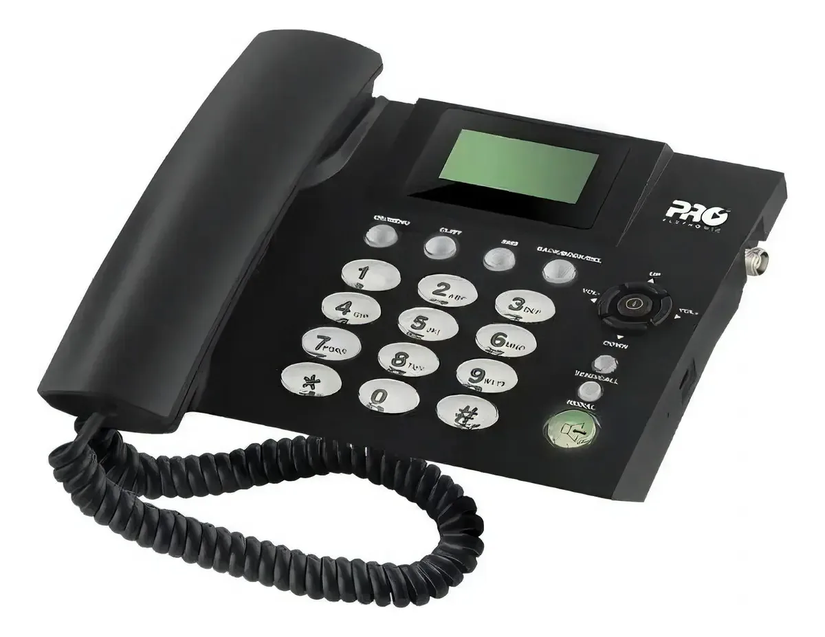Telefone Fixo Proeletronic c/ Identificador de Chamadas e Secretária Eletrônica