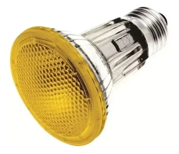 Lâmpadas Halogenio Par 20 50w E27 Amarela