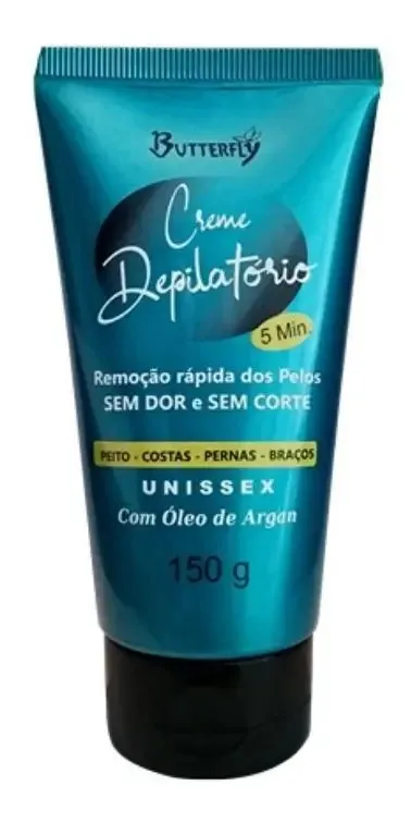 Creme Depilatorio Com Óleo De Argan Butterfly 150gr