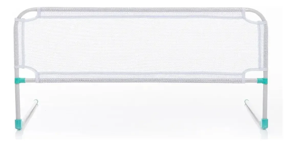 Grade De Proteção Para Cama Criancas Bebês E Idosos Cor Branco Tela PetUtil