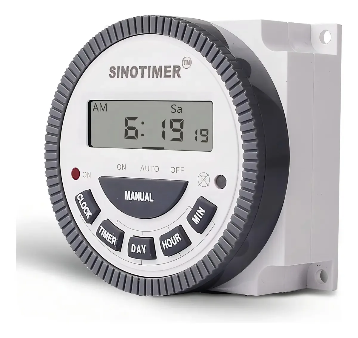 Temporizador Digital Sinotimer TM619 220V 8 Programas 16A SPDT LCD
