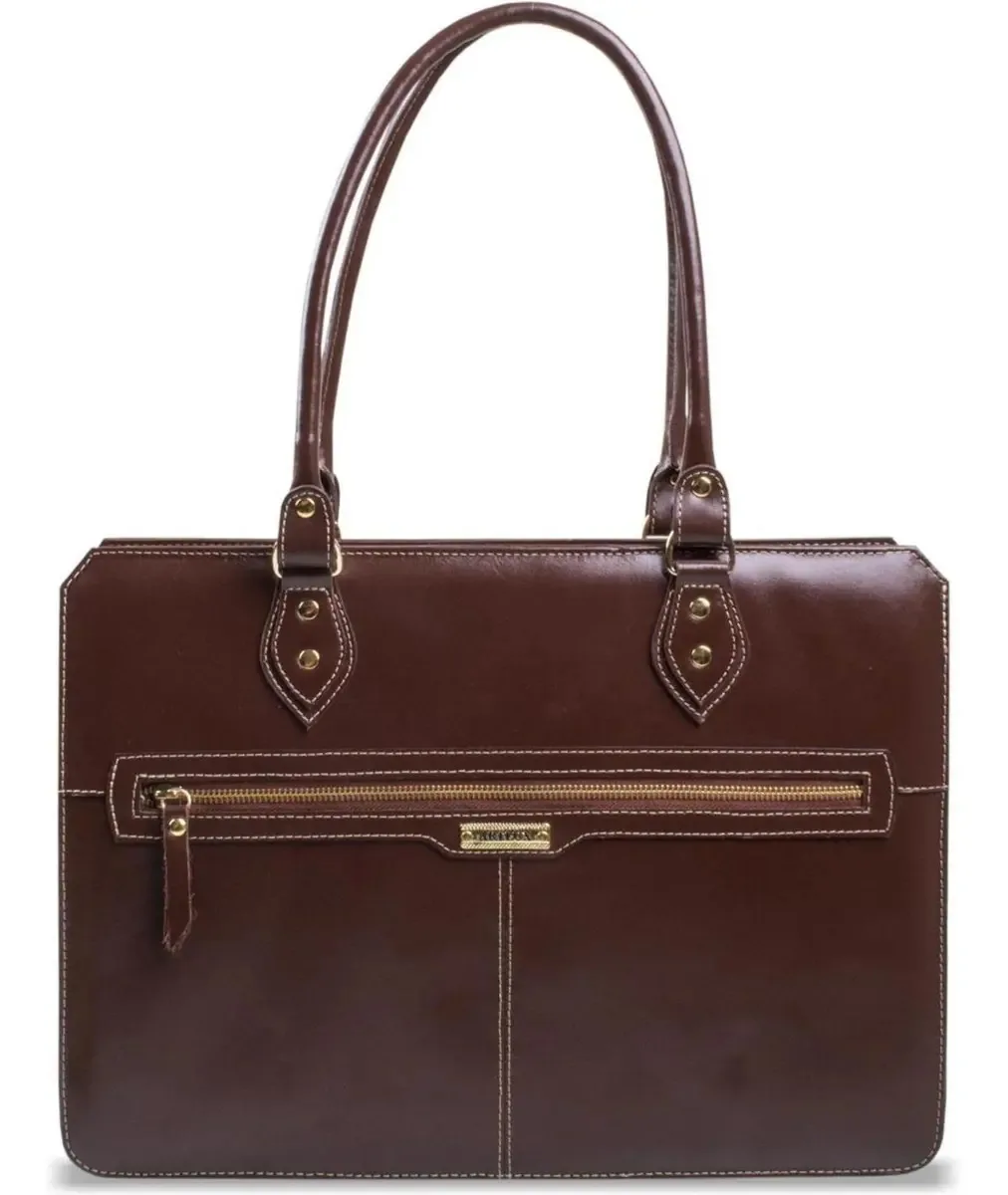 Bolsa Pasta Couro Feminina Notebook Artlux