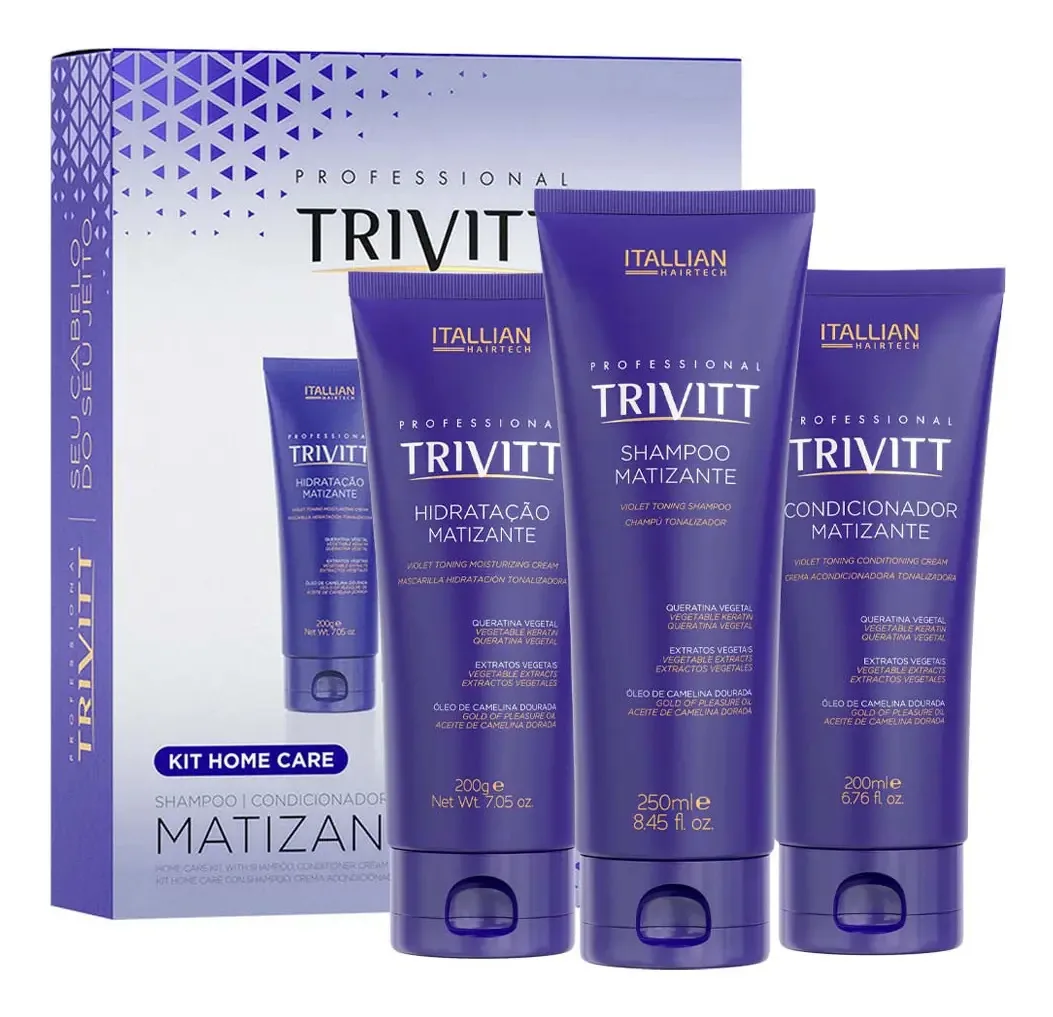 Kit Home Care Itallian Matizante Com Hidratação Intensiva