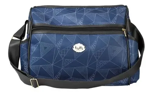 Bolsa Mochila Maternidade Bebe Menino Com Trocador Azul