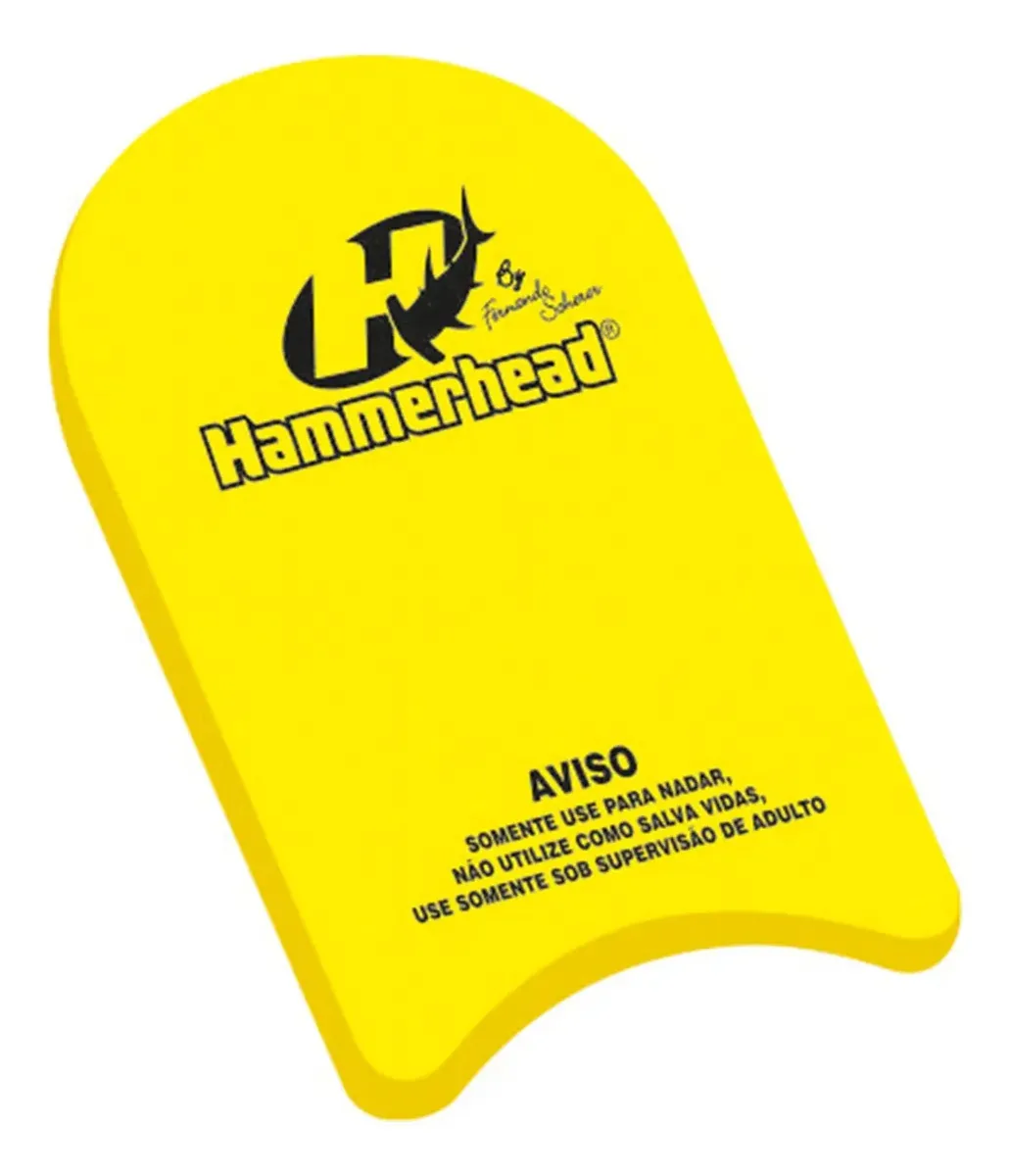 Prancha De Natação E Hidroginástica Eva (tam P) Hammerhead Cor Amarelo