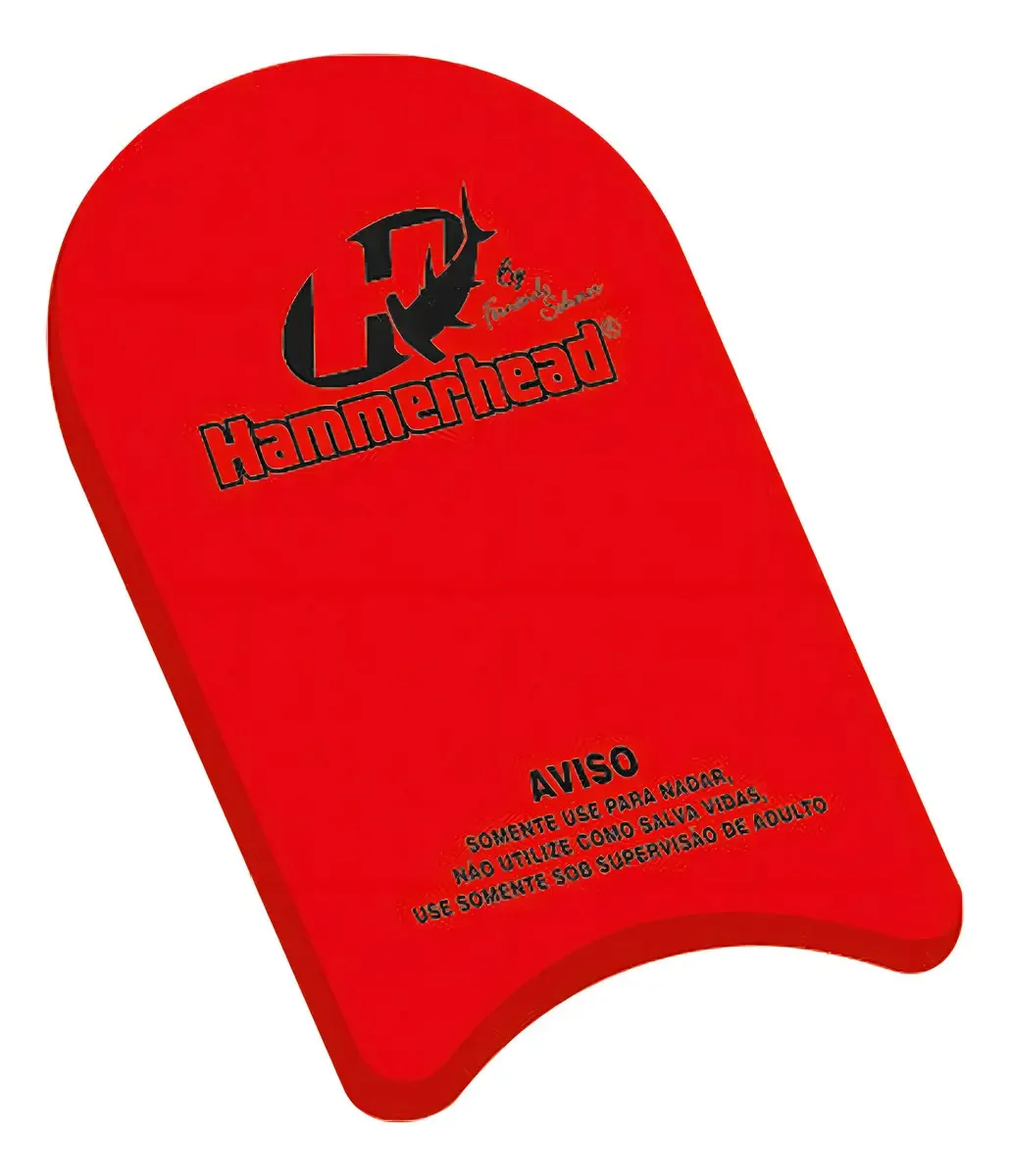Prancha De Natação E Hidroginástica Eva (tam P) Hammerhead Cor Vermelho