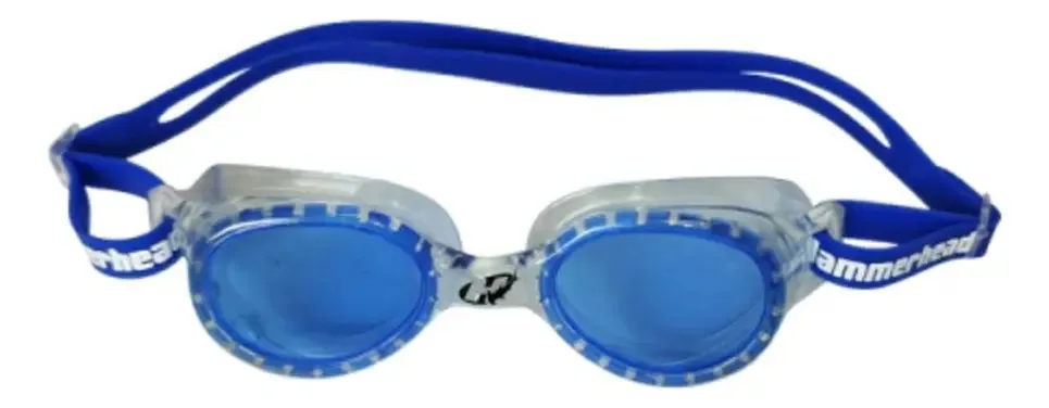 Óculos De Natação Python Hammerhead Tira Dupla Azul