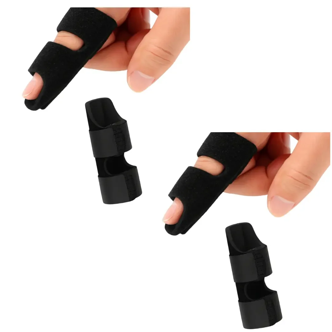 Kit 2 Talas De Dedo Ortopedica Em Gatilho E Martelo Deformidades E Lesões Cor Preto Tec Lar