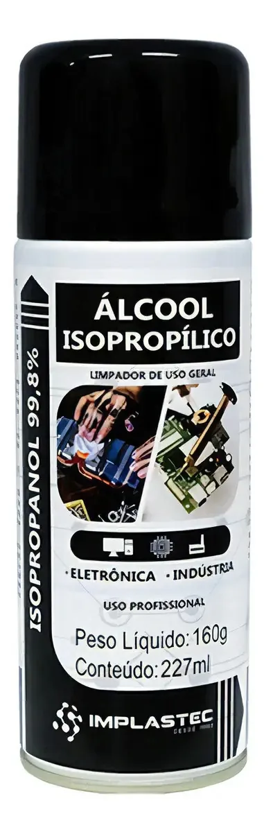 Alcool Isoprop Aero 227ml Implastec