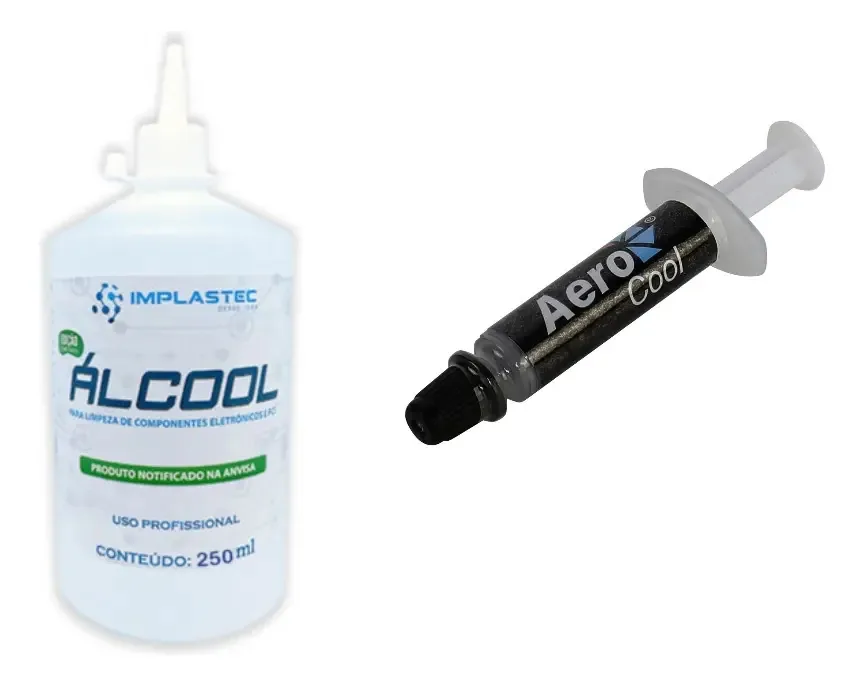 Pasta Térmica Aerocool Baraf 1g C/álcool Isopropilico 250ml