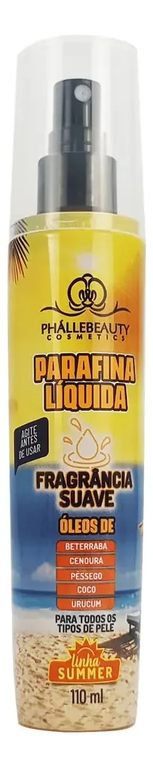 Parafina Líquda Fragância Suave Phállebeauty Cosmetics 110ml