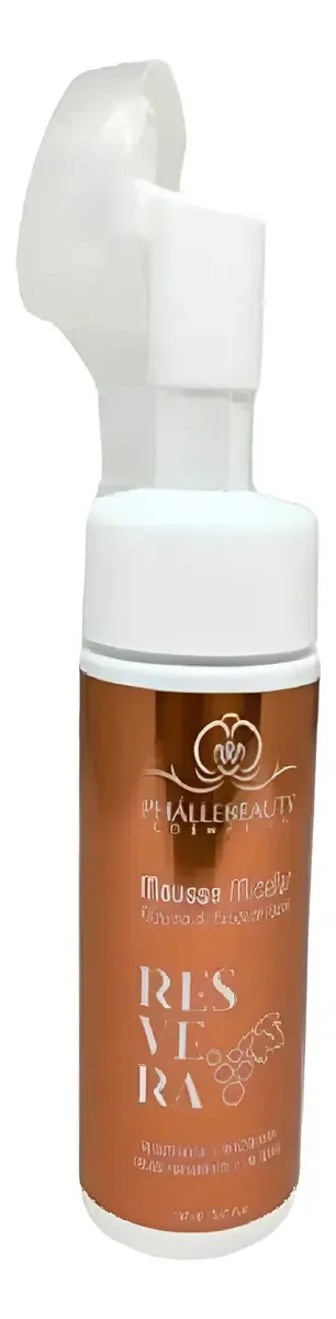 Mousse Limpeza Facial Phállebeauty Resvera Ácido Hialurônico 150ml