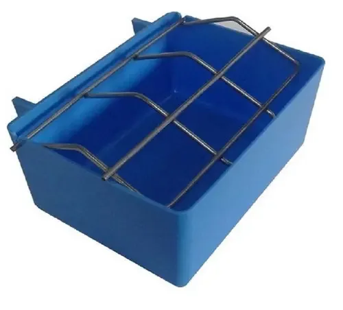 Comedouro Com Grade Para Calopsita Cor Sortida