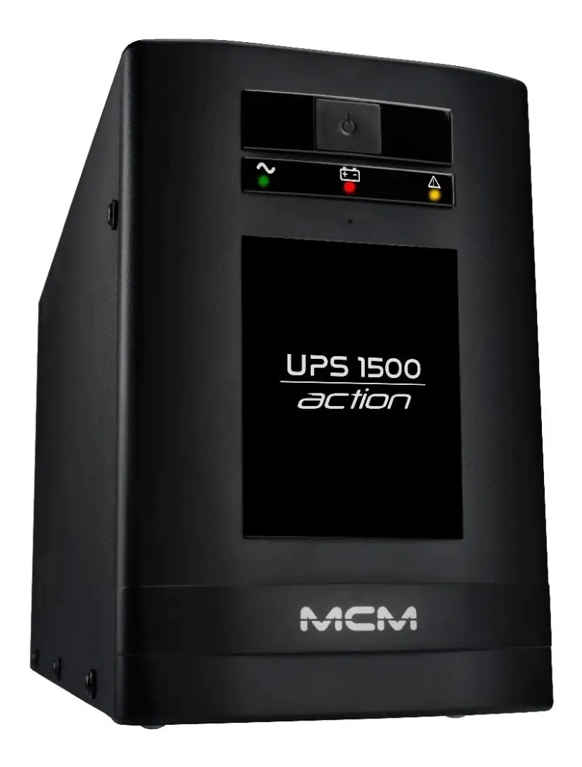 No break MCM 1500VA Modelo UPS0224 Action Preto