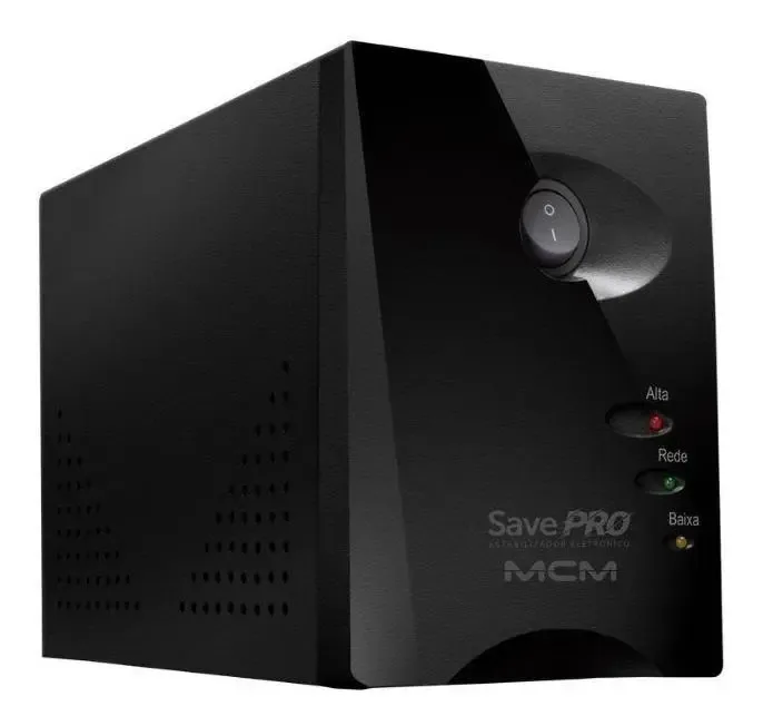 Estabilizador Mcm 700va Save Pro Bivolt Cor Preto